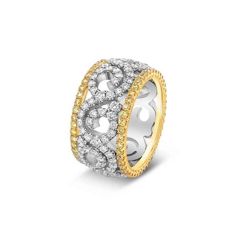 Jack Kelége yellow diamond band - KPBD785