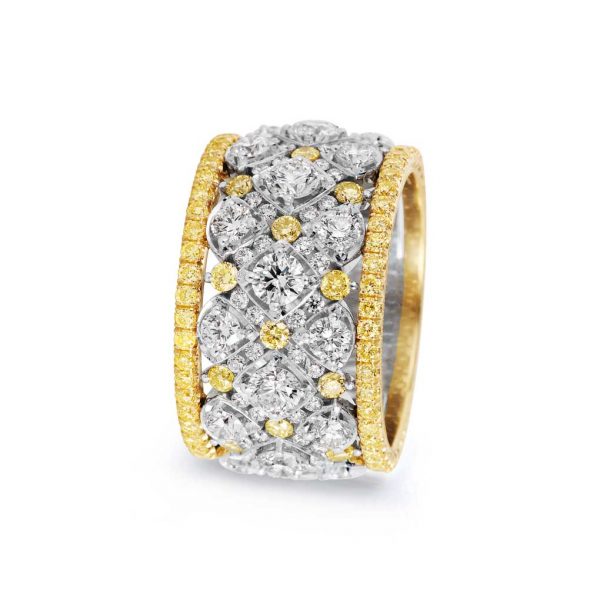 Jack Kelége yellow diamond band - KPBD787