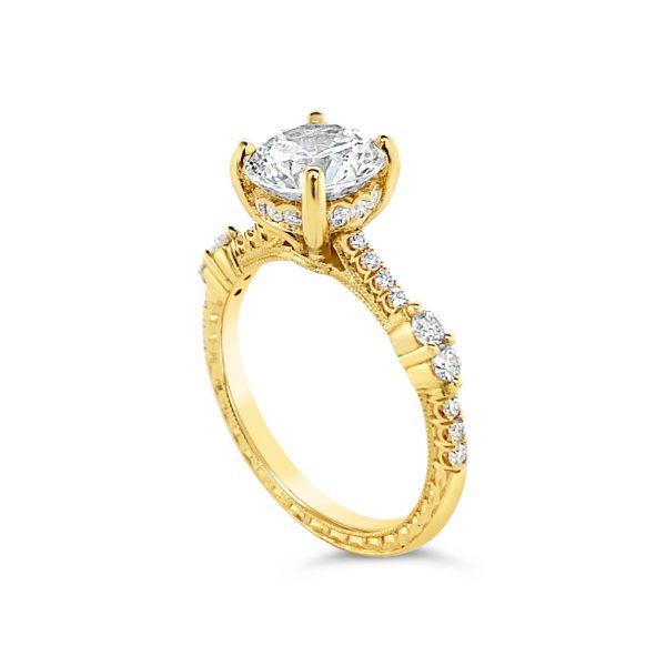 Petite Round Solitaire Engagement Ring - KGR1262Y