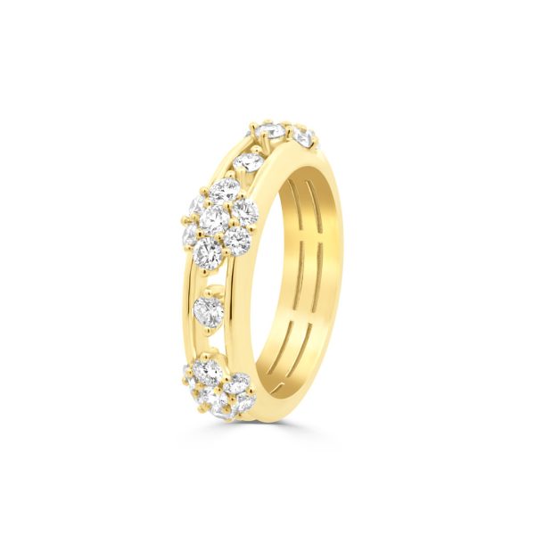 Jack Kelége yellow gold diamond fashion band - KGBD261Y
