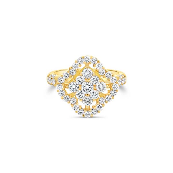 Jack Kelége yellow gold diamond fashion ring - KGR164Y