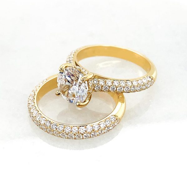 Jack Kelége yellow gold bridal set - KGR1258 / KGBD1258