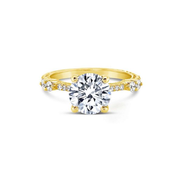 Jack Kelége yellow gold diamond engagement ring - KGR1262Y