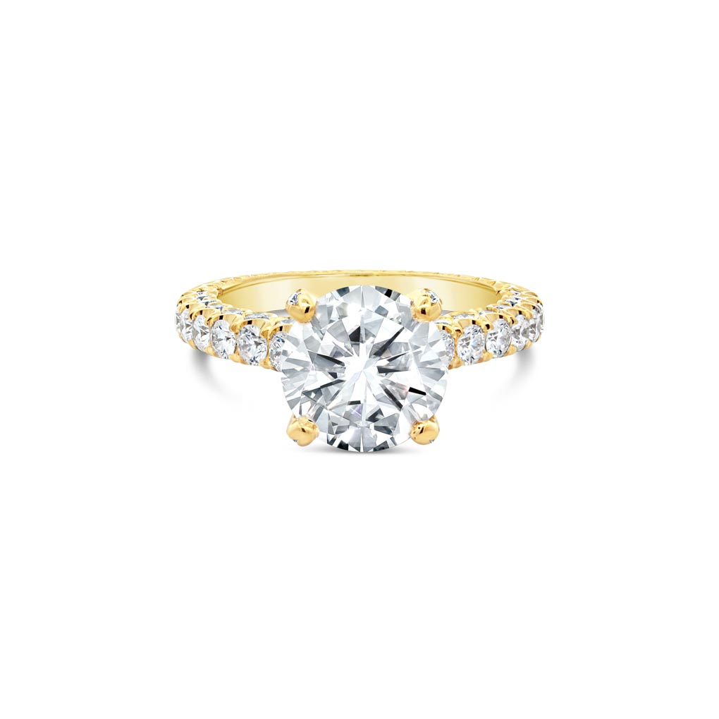 Jack Kelége yellow gold diamond engagement ring - KGR1288Y
