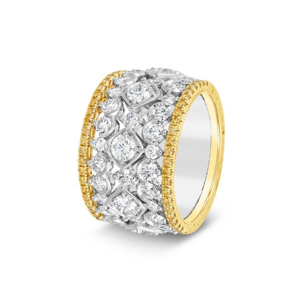 Wide Diamond Band - KPBD768