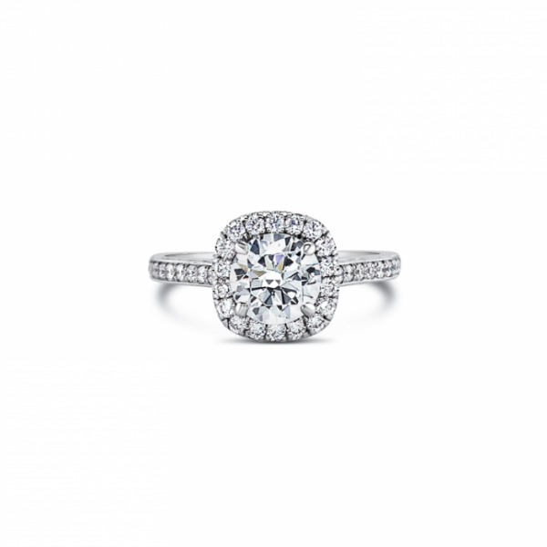 Jack Kelége diamond halo engagement ring - KGR1240
