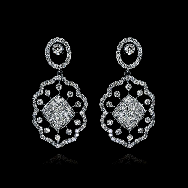 Diamond Drop Fashion Earrings - KGE236