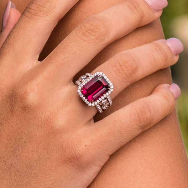 Jack Kelége rubellite ring - KGR138
