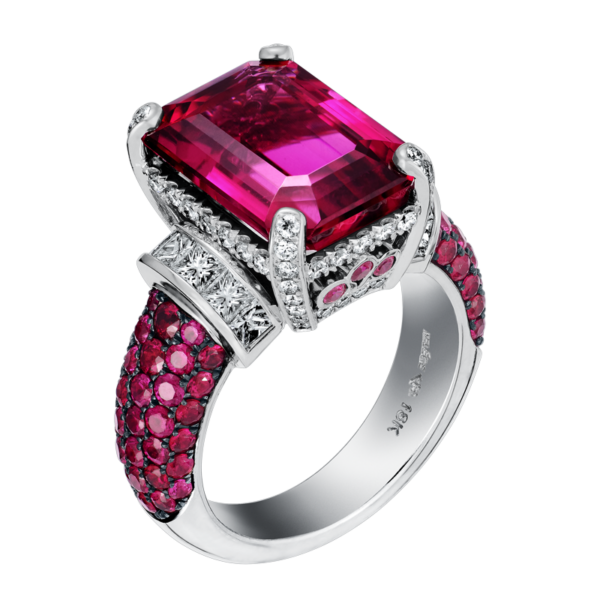 Rubellite and Ruby Ring - KGR141