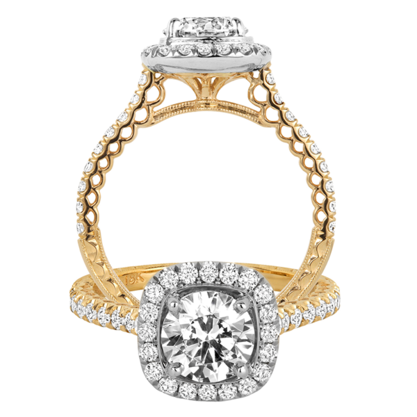Diamond Halo Engagement Ring - KGR1122